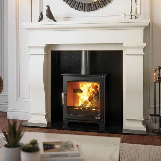 Henley Hazelwood 5 Landscape Eco| Wood Burnning | Matt Black | ST193