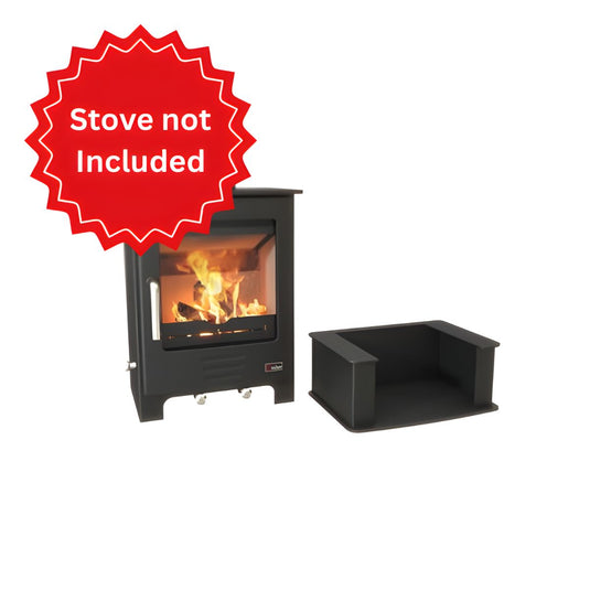 Henley Severn 5kW Logstore Only | Matt Black | ST314