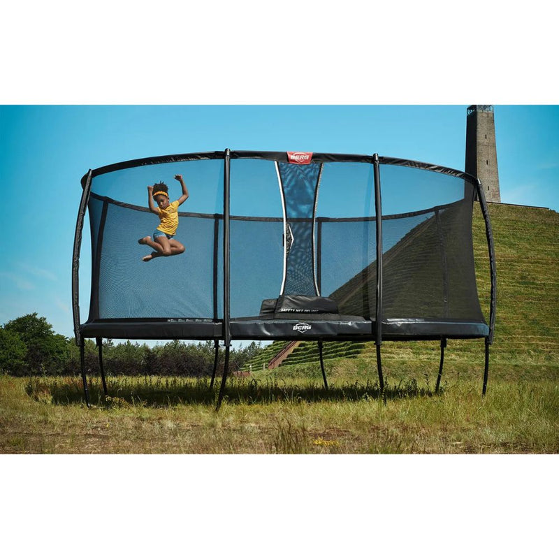 Load image into Gallery viewer, Berg Grand Champion Regular Trampoline | 470CM/ 15FT | Safety Net Deluxe | Grey | 30.35.74.32
