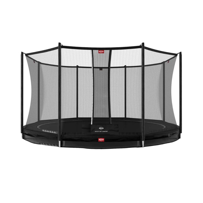Załaduj obraz do przeglądarki galerii, Berg Favorit InGround Trampoline | 380CM/ 12FT | Safety Net Comfort | Black | 35.12.96.02
