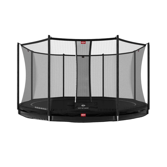 Berg Favorit InGround Trampoline | 380CM/ 12FT | Safety Net Comfort | Black | 35.12.96.02