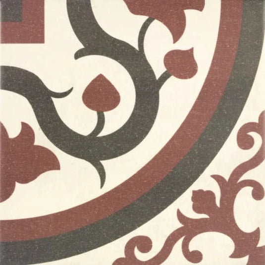 victorian esquina deco corner tile, 20x20cm