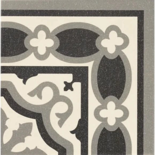 victorian esquina florentine corner tile, 20x20cm