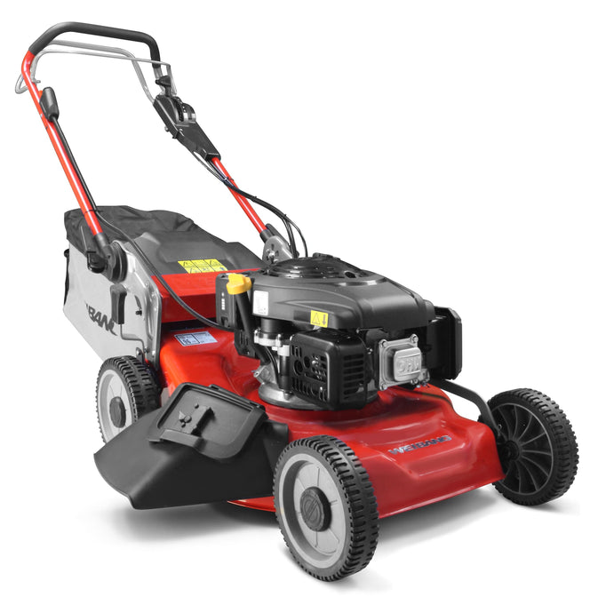 weibang self propelled lawnmower in red and black, with variable speed, 18