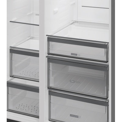 Whirlpool Fridge Freezer | 179x91cm | Pearl Inox | WHG2 6573W X4UK