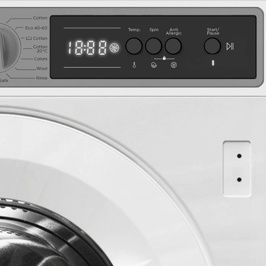NordMende Integrated Washing Machine | 8KG | 1200 Spin | WMI1280WH