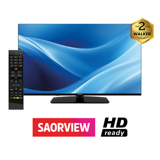 Walker 24" HD Ready 720p Satellite Tuner Non Smart Pedestal Stand | WPT24241SAT
