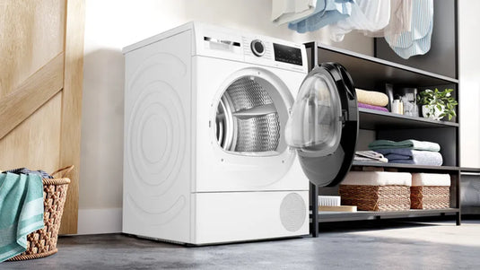 Bosch Series 6 Heat Pump Condenser Dryer | 9kg | White | WQG24500GB