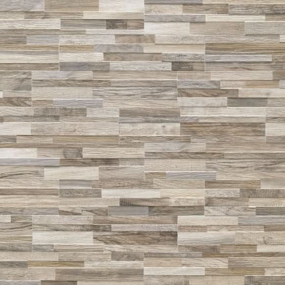 wall art tile in taupe, 15x61cm