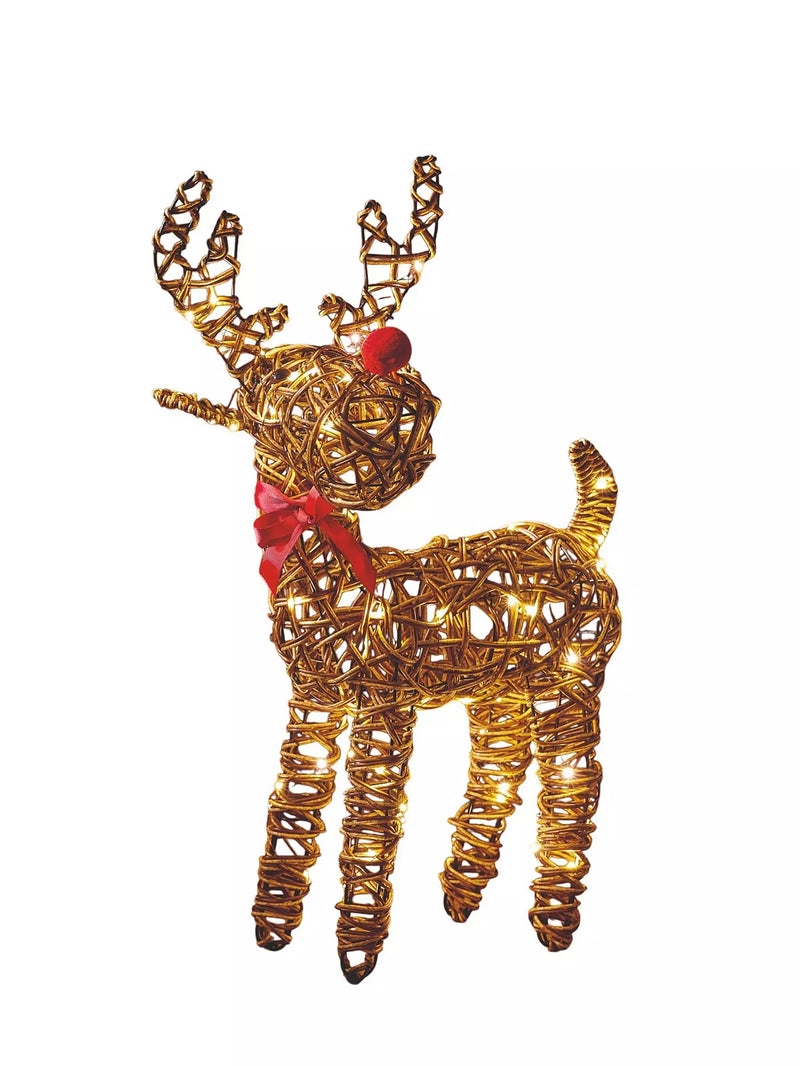 Załaduj obraz do przeglądarki galerii, Premier Battery Operated Multi Action Lit Reindeer | 67cm | 302231
