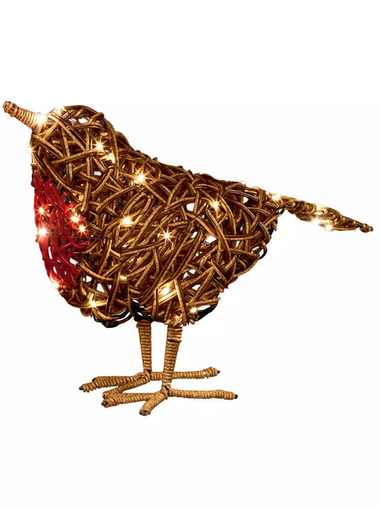 Premier 40cm Multi Action Lit Rattan Robin | LB251700