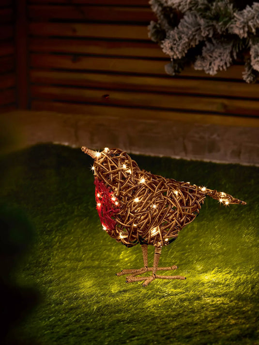 Premier 40cm Multi Action Lit Rattan Robin | LB251700