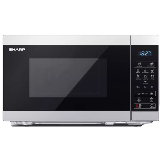 Sharp 20L 800W Solo Microwave Silver | YC-MS02U-S
