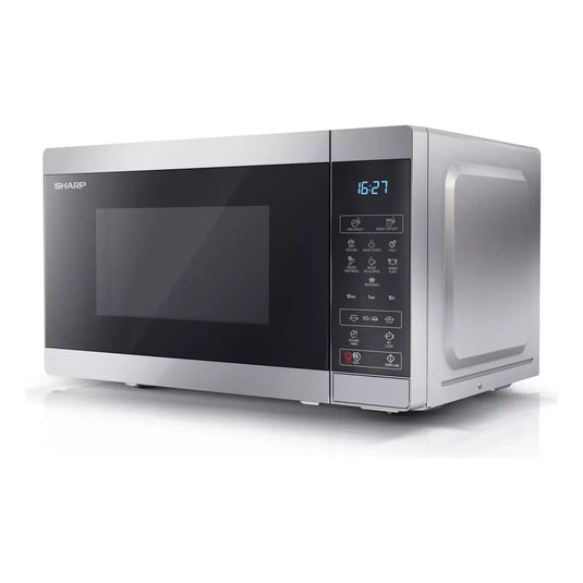 Sharp 20L 800W Solo Microwave Silver | YC-MS02U-S