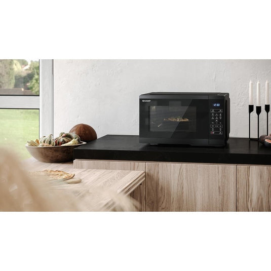 Sharp 25L 900W Solo Microwave Black | YC-MS252AU-B