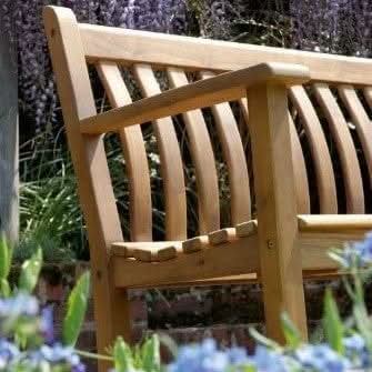 alexander rose acacia broadfield 5ft brown wooden bench