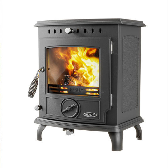 Henley Aran 5KW Eco | Multi Fuel | Matt Black | ST436