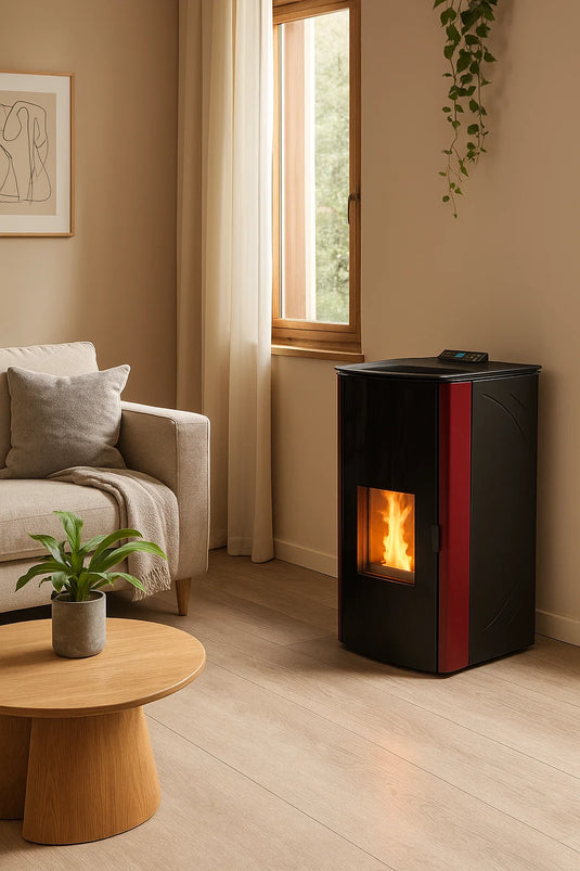 Kalor Ilaria 24B Pellet Boiler | Red | 24KW | ILA-24BR