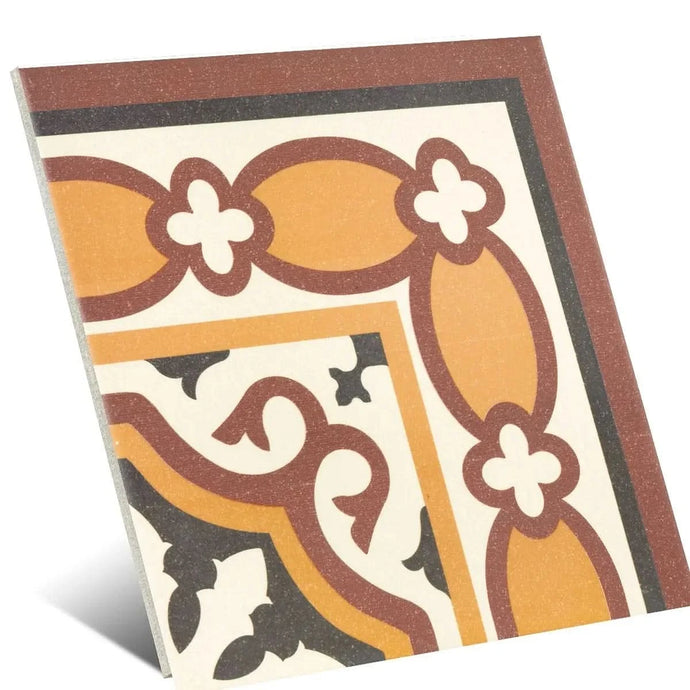 victorian esquina gotic corner tile, 20x20cm