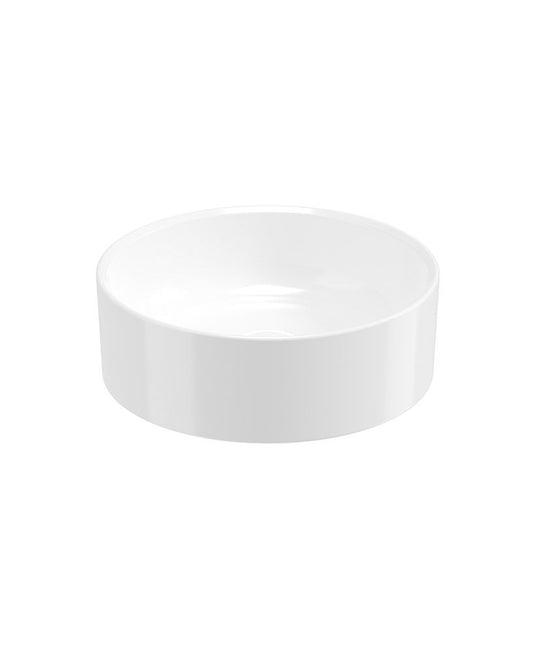 Sonas Living Round Countertop Wash Basin & Waste | White | USW0673