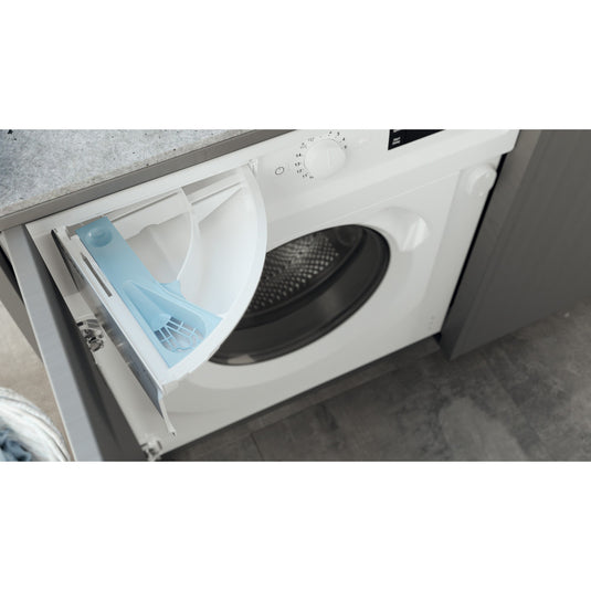 Hotpoint Built-in Anti-stain Washer Dryer | White | 7+5kg | 1400rpm | E/B Rated | BI WDHG 75148 UK N