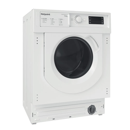 Hotpoint Built-in Anti-stain Washer Dryer | White | 7+5kg | 1400rpm | E/B Rated | BI WDHG 75148 UK N