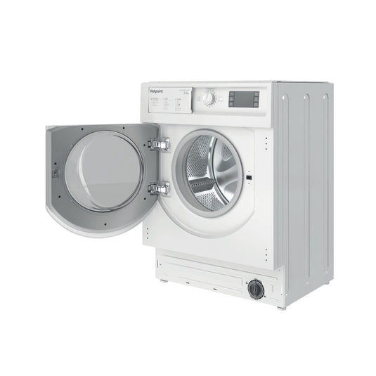 Hotpoint Built-in Anti-stain Washer Dryer | White | 7+5kg | 1400rpm | E/B Rated | BI WDHG 75148 UK N
