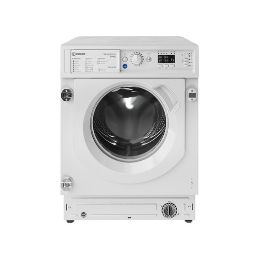 Indesit Push&Go 8/6kg Integrated Washer Dryer | BI WDIL 861485 UK