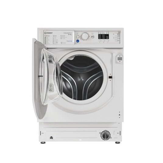 Indesit Push&Go 8/6kg Integrated Washer Dryer | BI WDIL 861485 UK
