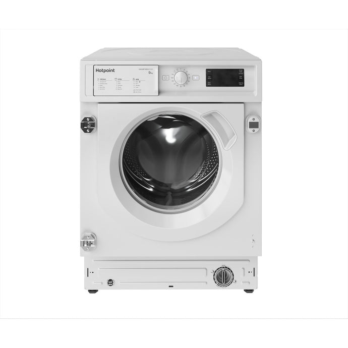Hotpoint Built-in Anti-stain Washing Machine | White | 9kg | 1400rpm | BI WMHG 91485 UK