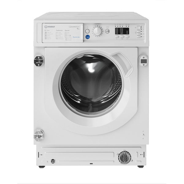 Indesit Push&Go BI 9kg Integrated Washing Machine | BI WMIL 91485 UK