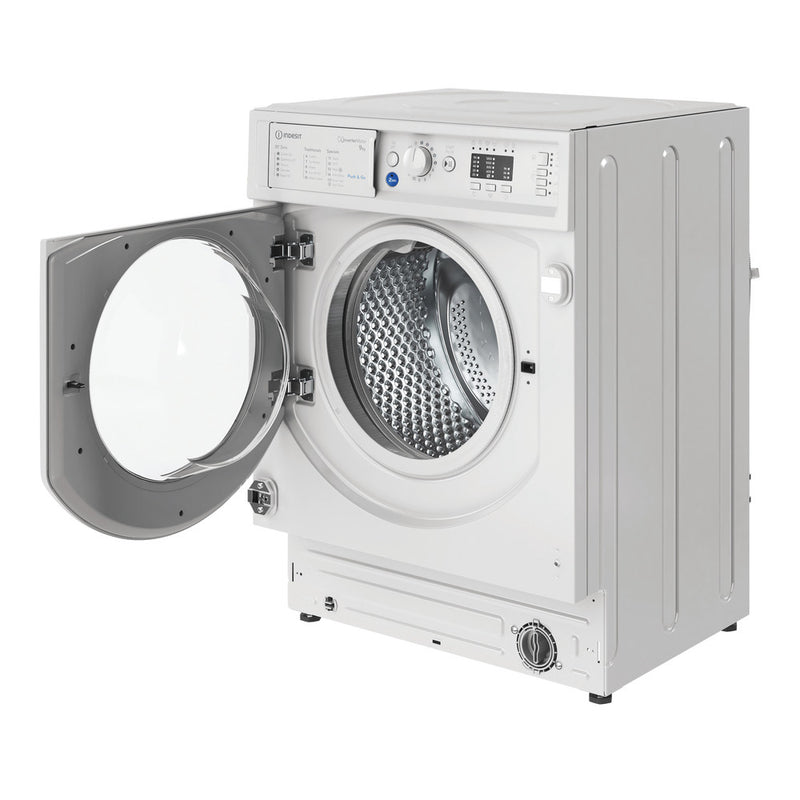 Załaduj obraz do przeglądarki galerii, Indesit Push&amp;Go BI 9kg Integrated Washing Machine | BI WMIL 91485 UK
