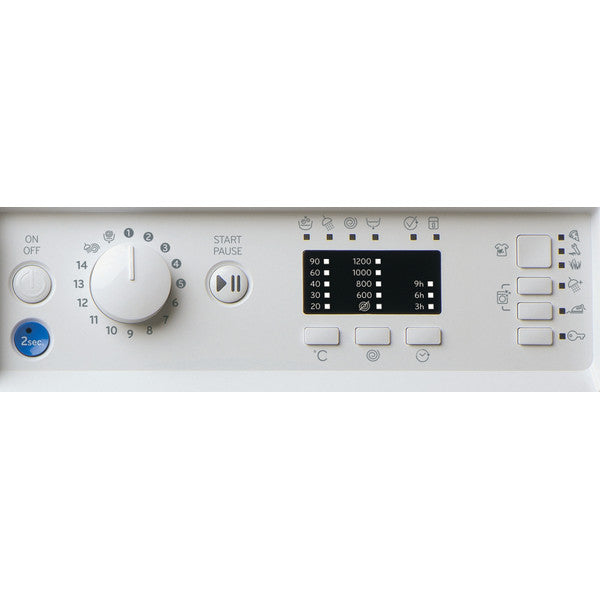 Load image into Gallery viewer, Indesit Push&amp;Go BI 9kg Integrated Washing Machine | BI WMIL 91485 UK
