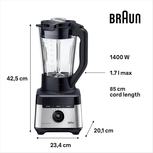 Braun PowerBlend 7 Jug blender | Black | JB703AI