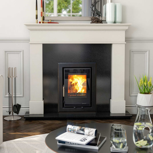 Henley Eco C400 Insert | 5KW | Matt Black | ST037
