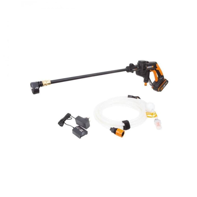 worx hydro shot cordless pressure cleaner, 20v