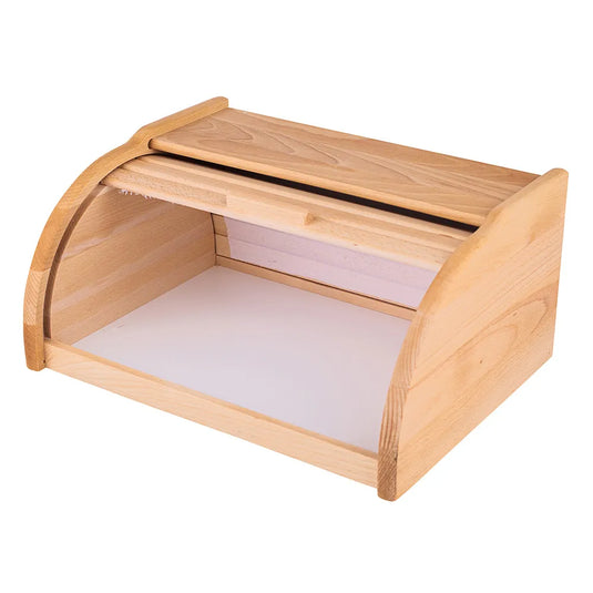 Altom Wooden Bread Box With Shutter | Light Wood | 020601710