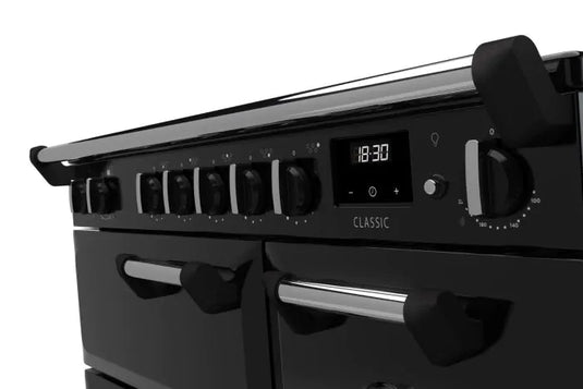 Rangemaster Classic 90cm Induction Rangecooker | Black | CL90EIPGBL/CM1