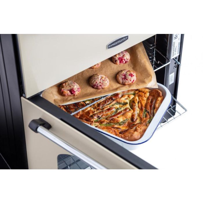 Załaduj obraz do przeglądarki galerii, Rangemaster Classic 60cm | Gas | Cream &amp; Chrome | 128070 | CLA60NGFCR/C
