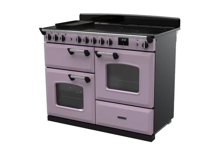 Load image into Gallery viewer, Rangemaster Classic Deluxe Oc 110 Induction Heather with Chrome Trim | CLDLO110EIPHTH/CM1
