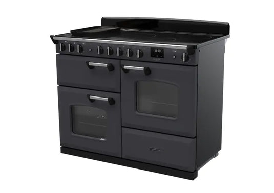 Rangemaster Classic Deluxe Oc 110 Induction Slate with Chrome Trim | CLDLO110EIPSLT/CM1