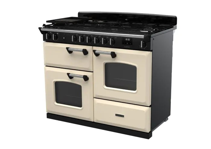 Завантажте зображення в засіб перегляду галереї, Rangemaster Classic Oc 110 Dual Fuel Pale Cream with Chrome Trim | CLO110DFPPCR/CM1
