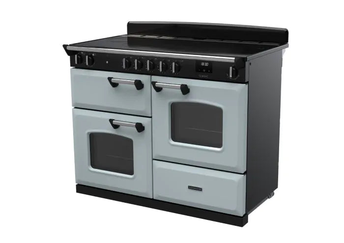 Load image into Gallery viewer, Rangemaster Classic Oc 110 Induction Misty Blue with Chrome trim | CLO110EIPMSB/CM1
