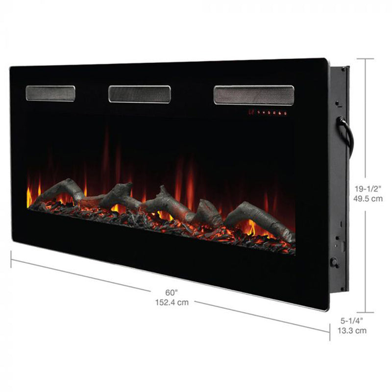 Załaduj obraz do przeglądarki galerii, Dimplex Sierra 60" 2 in 1 Integrated Or Freestanding Electric Fire | 1500MM | DVF1500-UK
