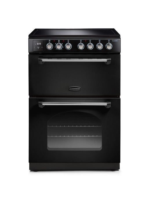 Rangemaster Classic 60 Induction Black | Chrome handles | 128120 | CLA60EIBL/C