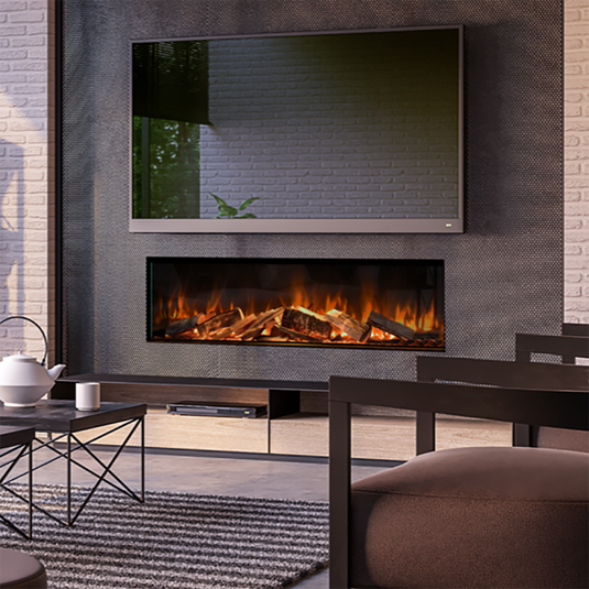 Evonic Electra 1500 Integrated Electric Fire | Glass Fronted | EVE1500GF