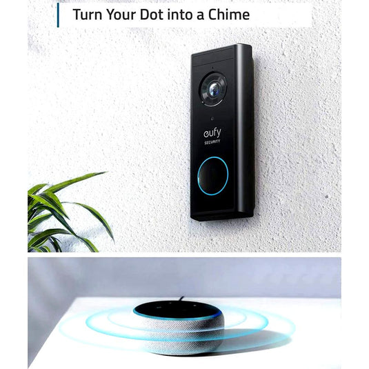 Eufy Video Doorbell 2K (Battery-Powered) with HomeBase 2 | E82101W4