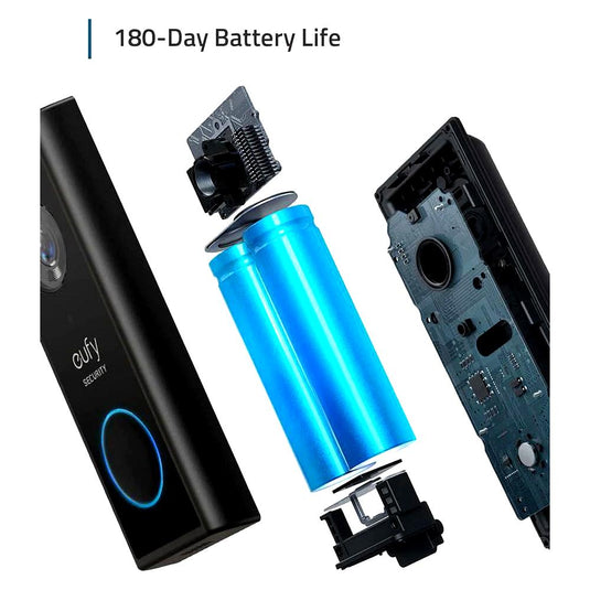 Eufy Video Doorbell 2K (Battery-Powered) with HomeBase 2 | E82101W4