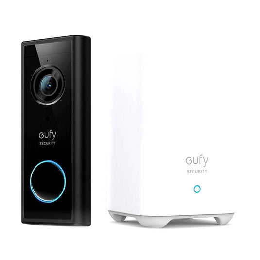Eufy Video Doorbell 2K (Battery-Powered) with HomeBase 2 | E82101W4
