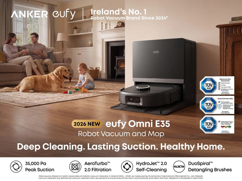 Załaduj obraz do przeglądarki galerii, Eufy Omni E35 Robot Vacuum Cleaner with Mop | T210MV11
